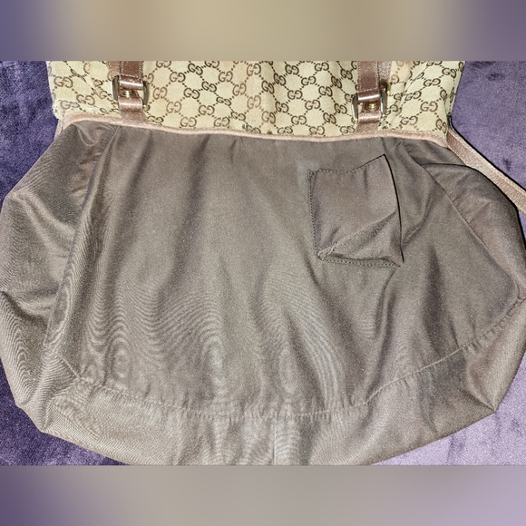 Gucci Authentic and Pre-loved Bronze Abbey Monogram Canvas Tote - Picture 8 of 16